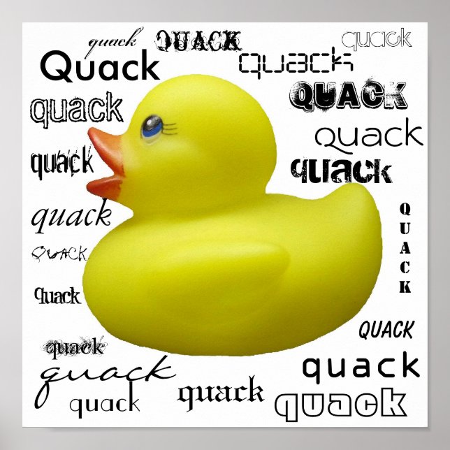 Poster Quack Quack Duckie (Frente)