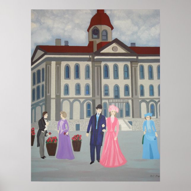 Póster Quadrado de Mercado (Frente)