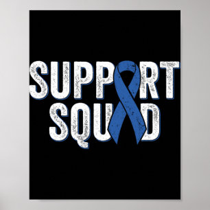 Poster Quadrado de suporte ao Cancer Colon
