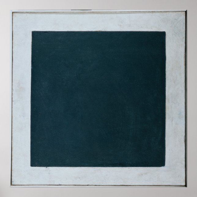 Póster Quadrado Preto (Frente)