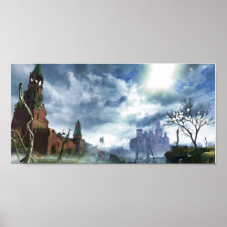 Poster Quadrado Vermelho