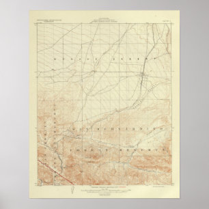 Poster Quadrilátero de Hesperia que mostra a falha de Sa