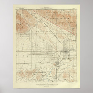 Póster Quadrilátero de San Bernardino que mostra a falha