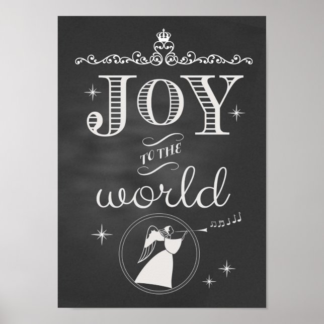 Póster Quadro-Alcalão - Joy to the World (Frente)