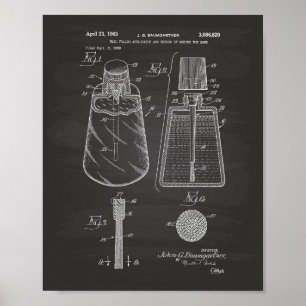 Póster Quadro da arte da patente do aplicador 1963 do