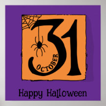 Quadro de 31 de outubro do Halloween Cute Funny