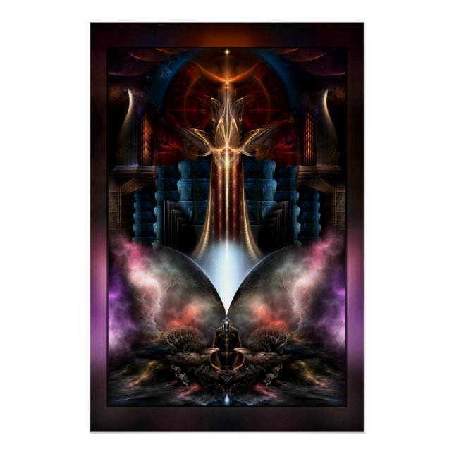 Póster Quadro de Borda do Trilicon (Frente)