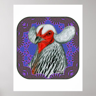 Poster Quadro de Cabeça da Araucana