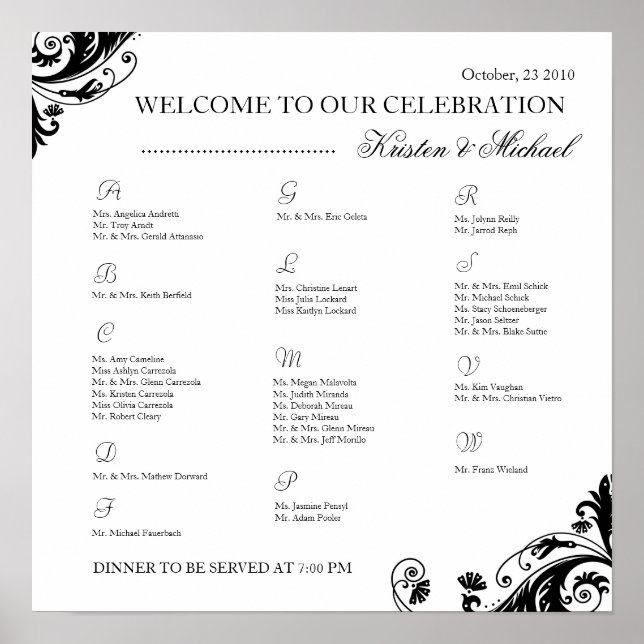 Póster Quadro de Convênio de Assento (Frente)