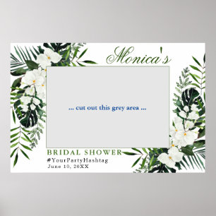 Poster Quadro de Fotografias do Chá de panela Floral Orch