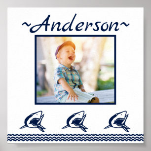 Poster Quadro de Fotos do Marinho Náutico de Tubarão Az