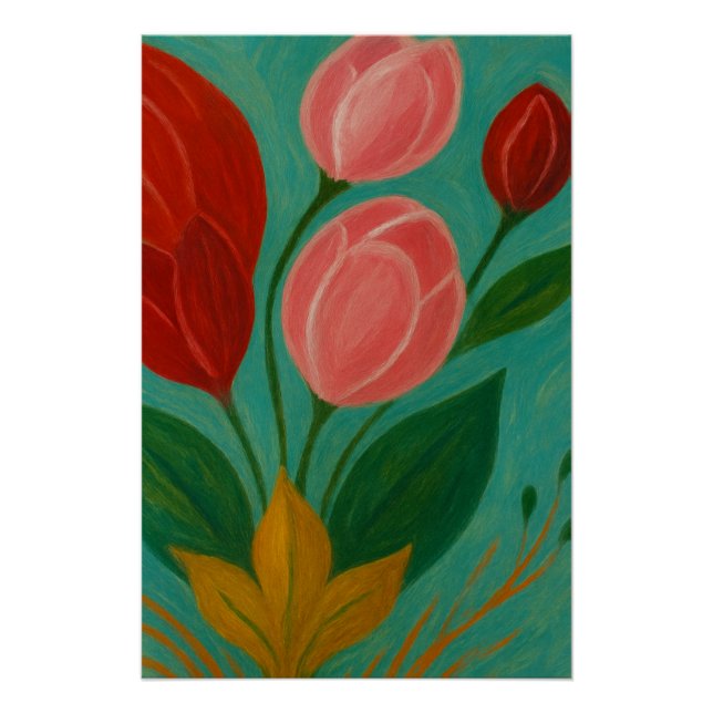 Póster Quadro de madeira  (Frente)