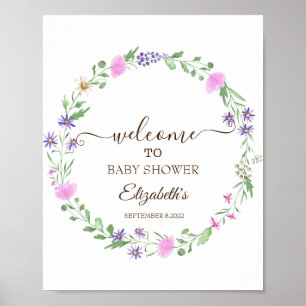 Poster  Quadro de Prado de Flores Silvestres 