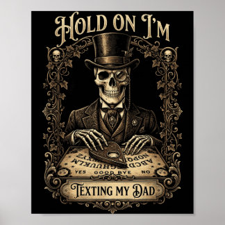 Poster Quadro desculpe não posso falar estou no telefone 