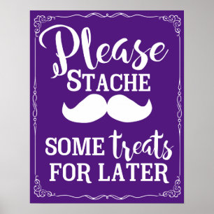 Póster quadro doce do casamento do sinal da mesa da barra