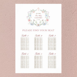 Poster Quadro Floral Elegante - Primeiro Quadro Comunitár