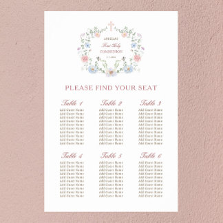 Poster Quadro Floral Elegante - Primeiro Quadro Comunitár