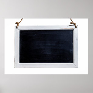 Poster Quadro negro de sinais preto