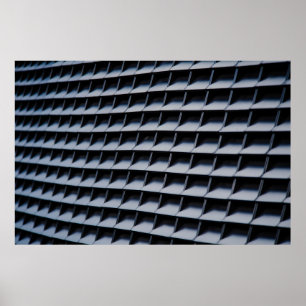 Poster Quadro plástico preto