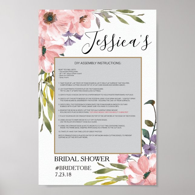 Poster Quadro Prop. Prop. Rosa do Tea (Frente)