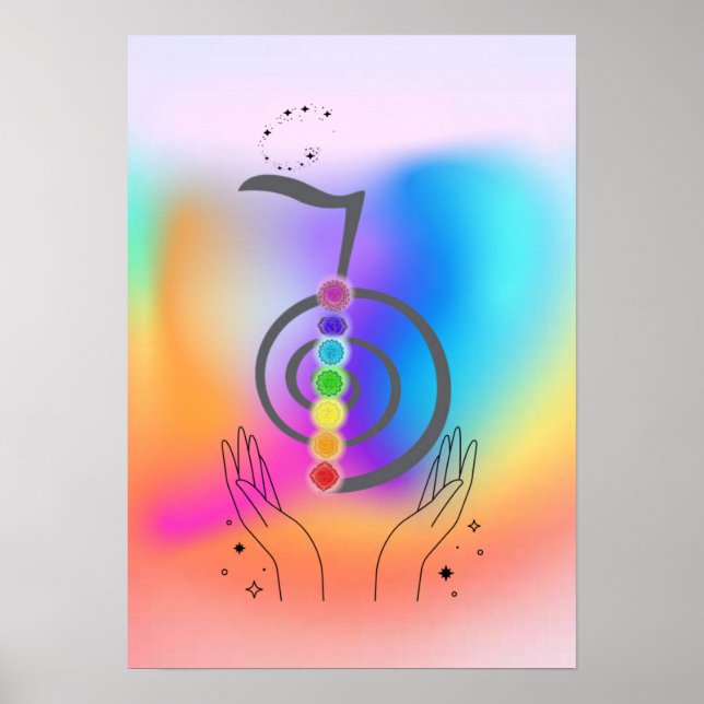 Poster Quadro Reiki (Frente)