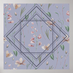 Poster Quadro-sombra de lavanda