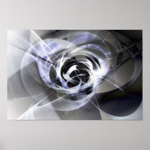 Póster quadro tribal da animação do techno do cyberfunk