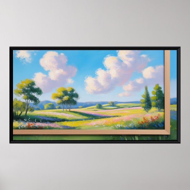 Poster Quadro TV LG (Frente)