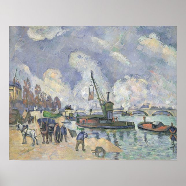 Póster Quai de Bercy, Paris, 1873-75 (Frente)