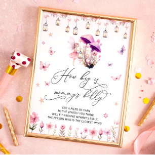 Poster Qual é o tamanho do Jardim de Fada Floral de Belly