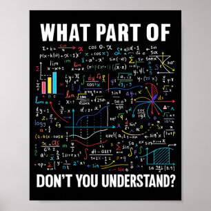 Poster Qual Parte De Não Entende _ Chá De Matemática Dive