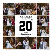 Qualquer Colagem de Fotos Feliz Aniversário 10