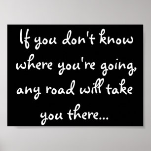 Poster Qualquer estrada