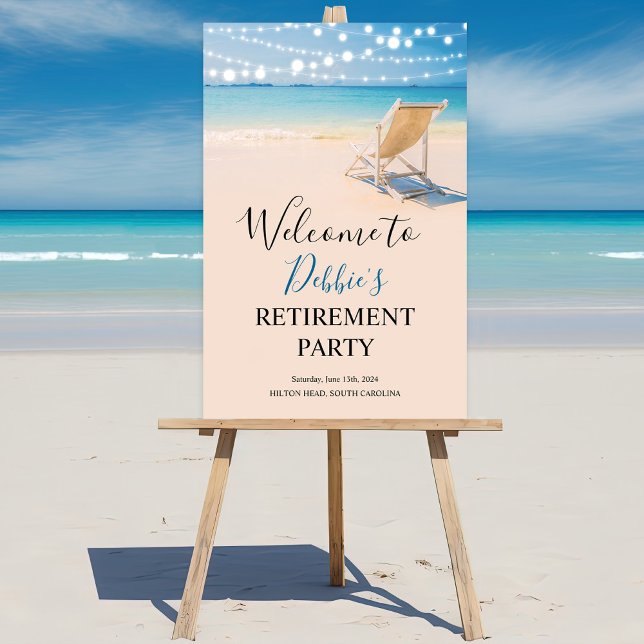 Poster QUALQUER EVENTO - Placa de Boas-Vindas à Praia Pos (Criador carregado)