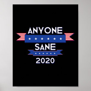 Poster Qualquer Pessoa Sã Campanha Anti Trump Protesto Po