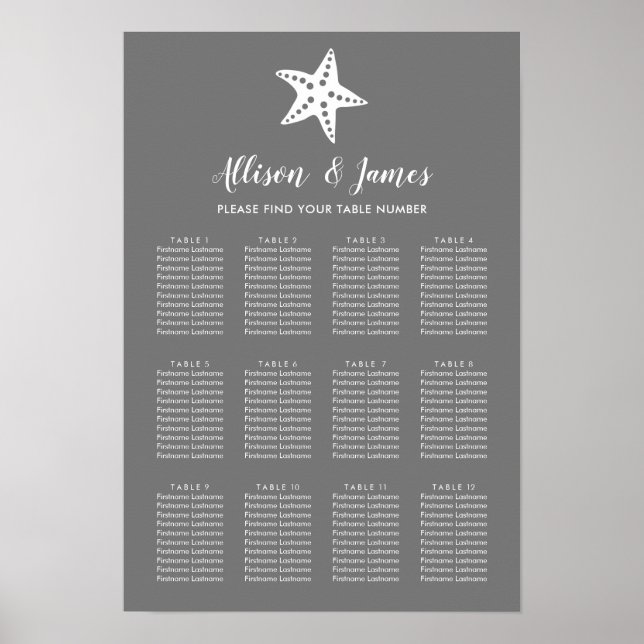 Poster Qualquer Símbolo de Gráfico de Casamento de Starfi (Frente)