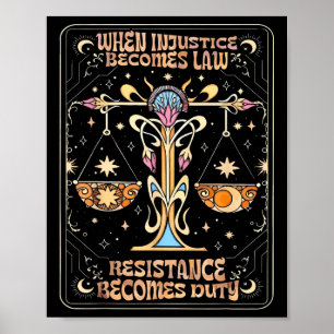 Poster Quando A Injustiça Se Torna Resistência À Lei Torn