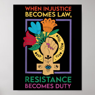 Poster Quando A Injustiça Se Torna Resistência À Lei Torn