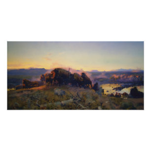 Póster Quando a Terra Pertencia a Deus por C.M. Russell