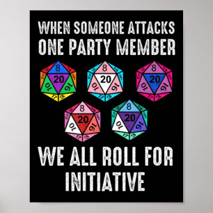 Poster Quando Alguém Ataca Um Membro De Um Grupo, Dice Lg