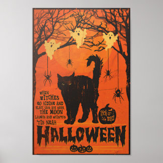 Poster Quando As Bruxas Andam E Gatos Negros São Vistos