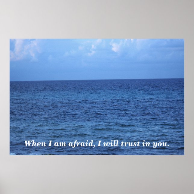 Póster Quando estou com medo (Frente)