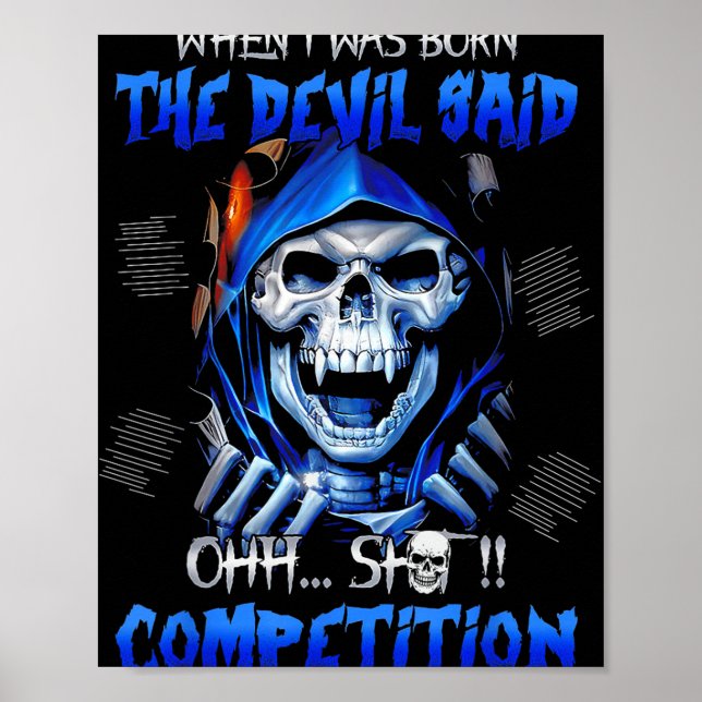 Poster Quando Eu Estava Nascer, O Diabo Disse Sobre A Com (Frente)