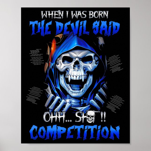 Poster Quando Eu Estava Nascer, O Diabo Disse Sobre A Com (Frente)