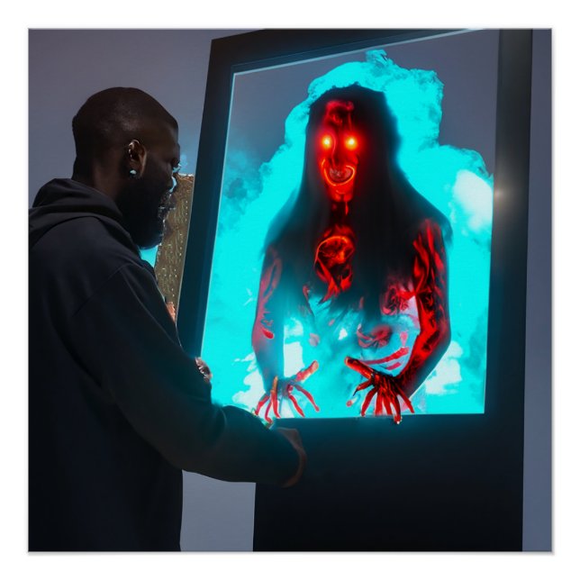 Póster Quando Inteligência Artificial Encontra Lendas Urb (Frente)