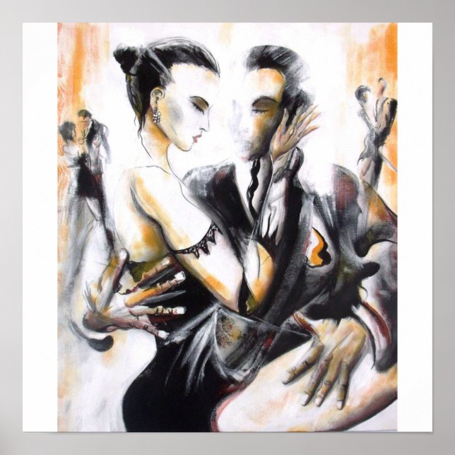 Poster Quando Tango encontra pintura (Frente)