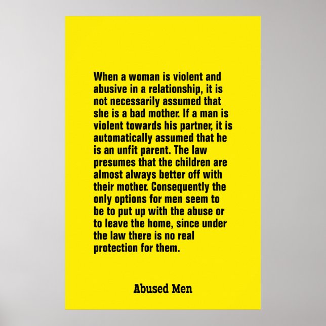 Poster Quando Uma Mulher É Violenta E Abusiva... (Frente)