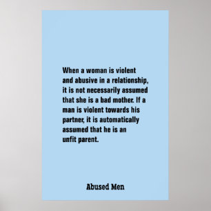 Poster Quando uma mulher for violenta e abusiva…