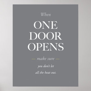 Poster Quando uma porta abrir