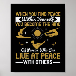 Poster Quando você encontra paz dentro de si mesmo, voc